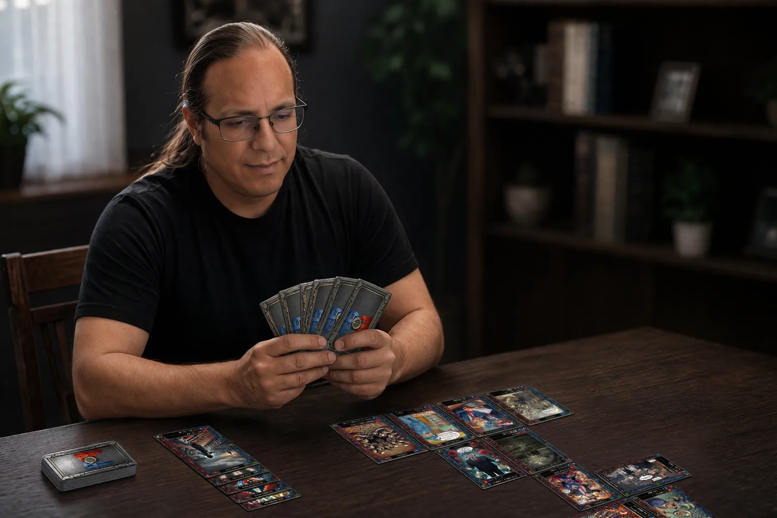 Fractal-style artwork exploring symmetry and perception (B-Theory).