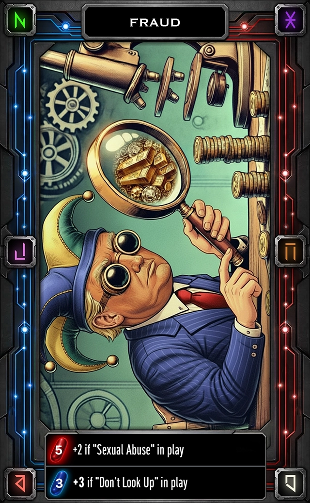 Presidency or Prison card: Fraud